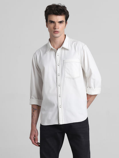 Off-White Oversized Full Sleeves Shirt